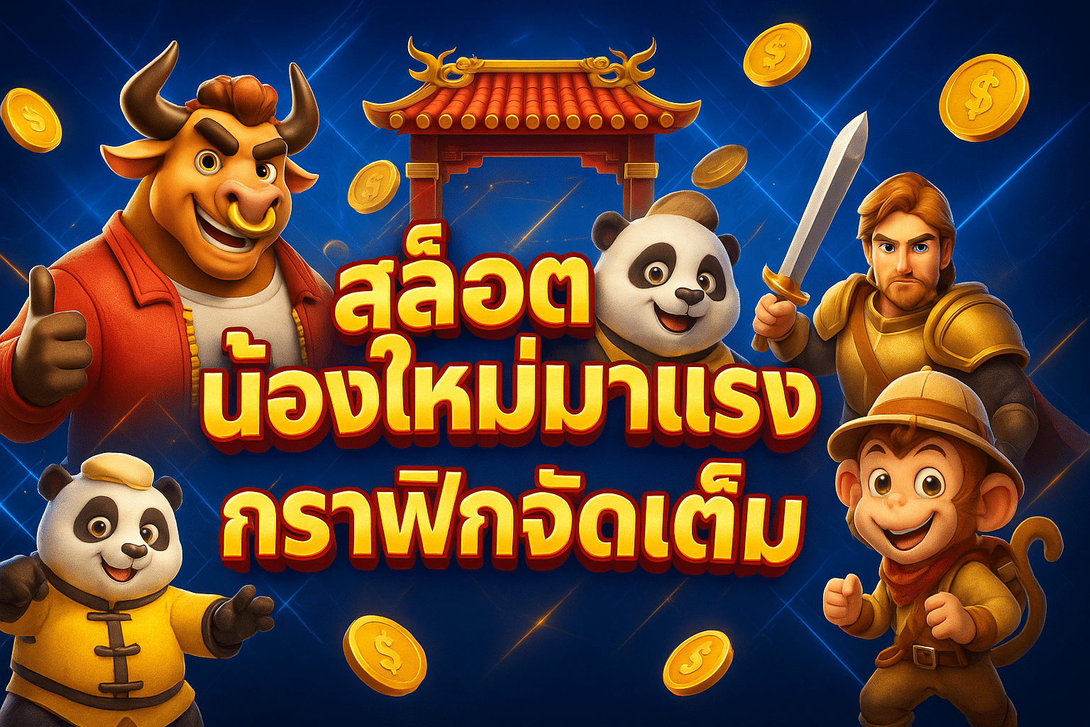 สล็อตน้องใหม่มาแรงปี 2025 new gen graphic wow 3D ภาพสวย เอฟเฟกต์สมจริง เล่นแล้วว้าว! รวมเกมใหม่จาก PG & Pragmatic ที่ต้องลอง