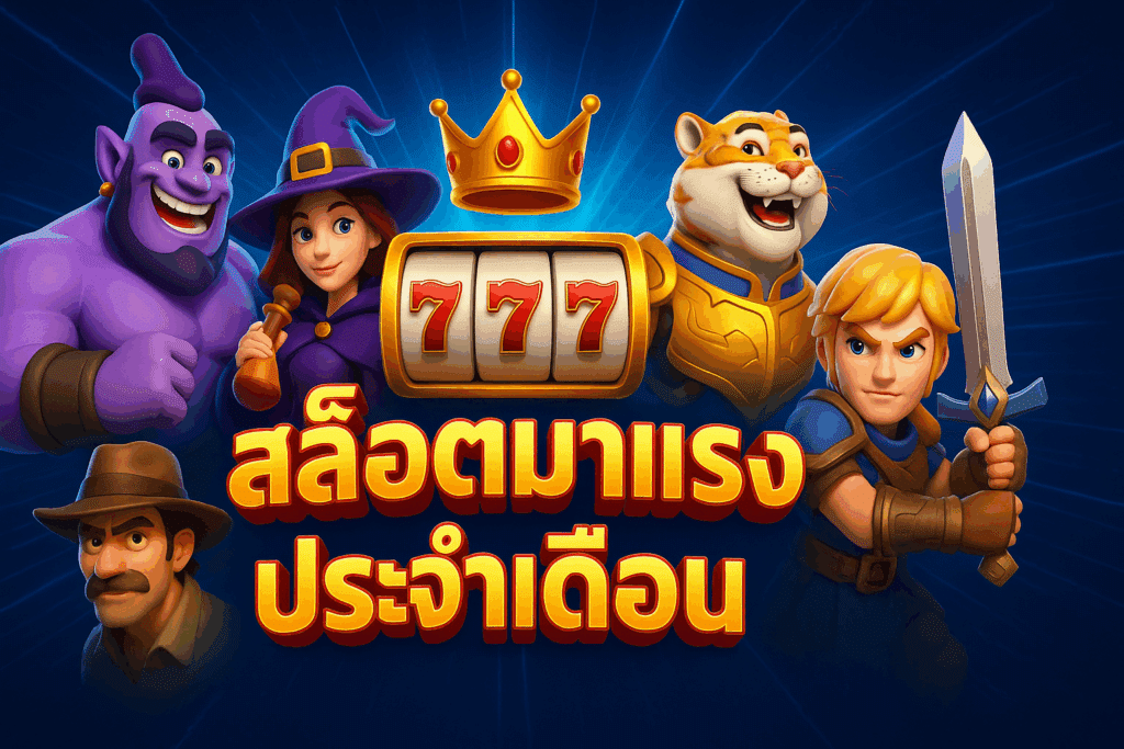 top trending slots month อัปเดตเกมใหม่ล่าสุด โบนัสแตกง่ายจาก PG & Pragmatic พร้อมแนวโน้มเกมใหม่ที่ต้องจับตาในปี 2025