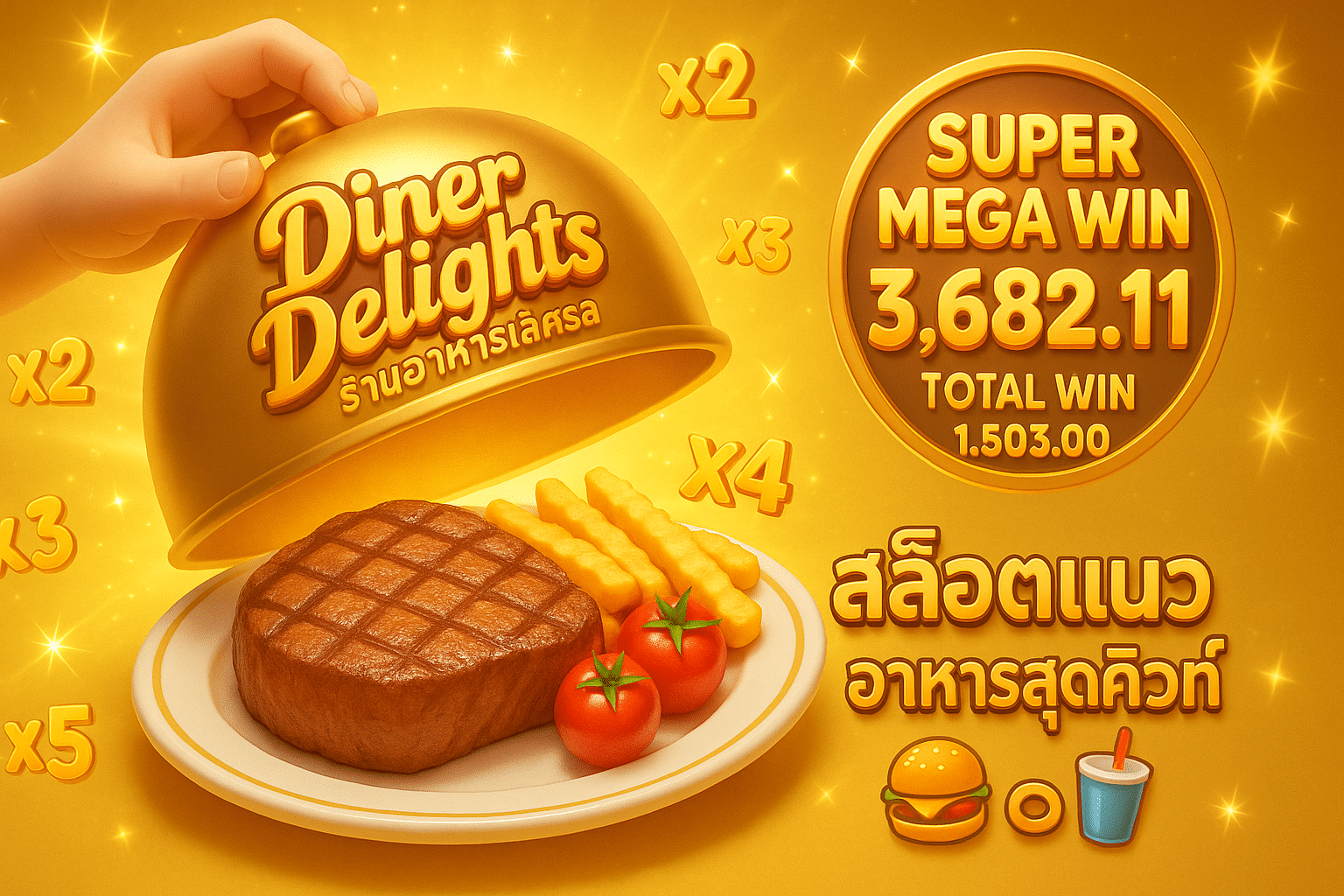 cute food slots สล็อตแนวอาหารสุดคิวท์ เล่นแล้วหิวแน่นอน! รวมเกมสล็อตธีมขนม ซูชิ เบเกอรี่ ภาพสวย 3D โบนัสแตกง่ายจาก PG & Pragmatic ปี 2025